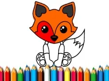Vibrant Fox Coloring Book: Masterpiece of Mobile Artistry